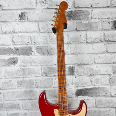 Fender Custom Shop Limited Edition 1954 Roasted Stratocaster Journeyman Relic, 1-Piece Roasted Quarterswan Maple Fingerboard, Cimarron Red image 3