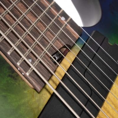 Cort KX508MS KX Series 8 String Electric Guitar. Mariana Blue Burst image 10
