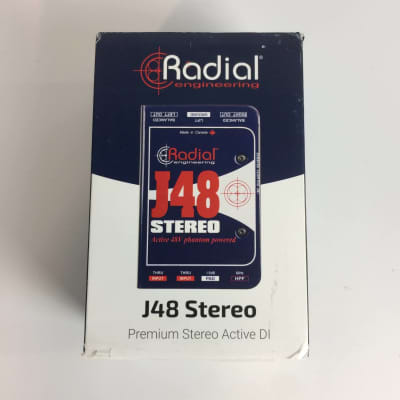 Radial R800 3002 J48 Stereo Phantom Powered Active Direct Box | Reverb