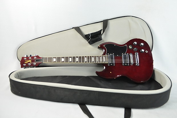 Gibson Baldwin Music Education Signature Series SG Electric Guitar Wine Red w Shuttle Gig Bag