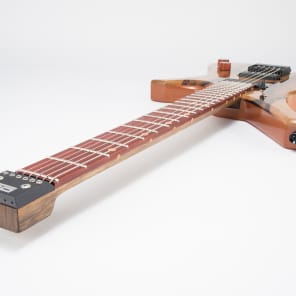 Downes Guitars Model 101H - Black Korina top headless 6-string image 6