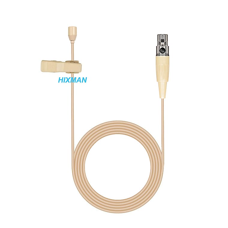 HIXMAN LM2 SL Beige Lavalier Lapel Mic for shure Line6 Carvin Jts