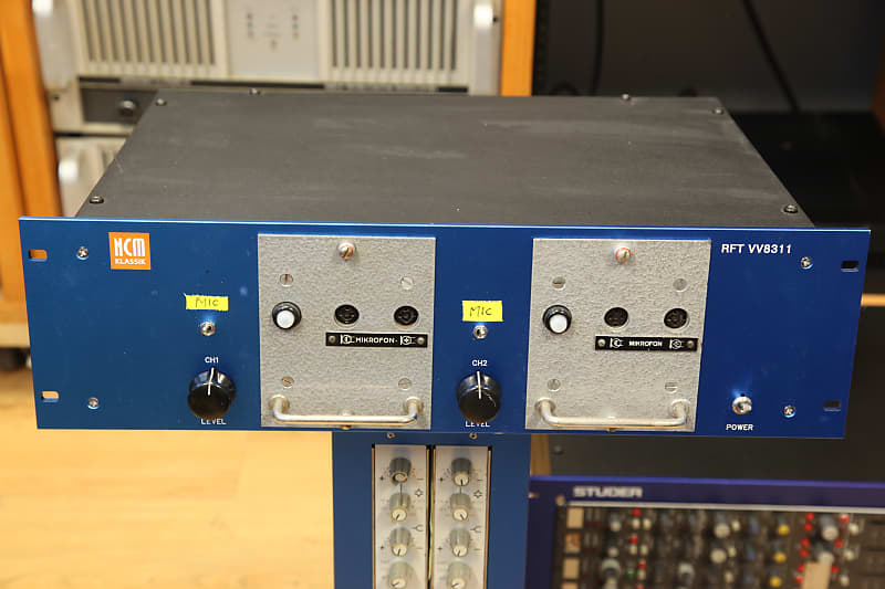 RFT VV8311 Vintage Tube Mic Preamp Reverb