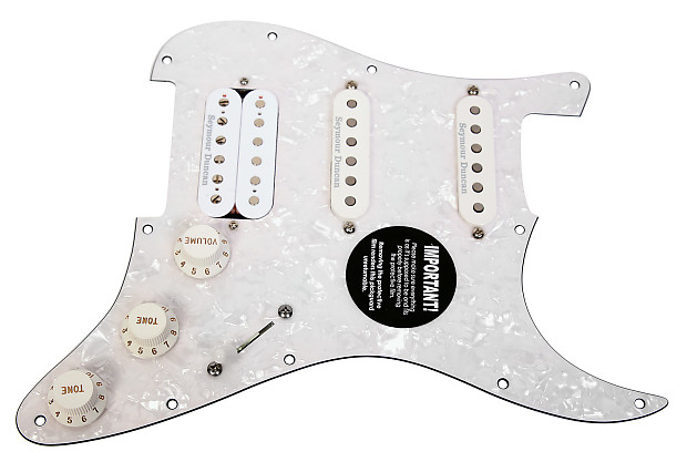 920D Custom Shop 411-32-10 Seymour Duncan JB TB-4/STK-S7/STK-S4 HSS Loaded Strat Pickguard image 1