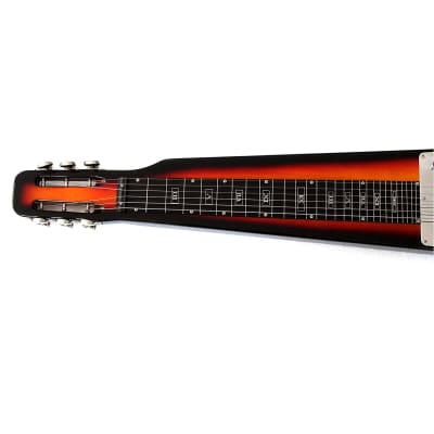 Lap Steel Electric Guitar Sunburst Lap Guitar style with Gig Bag & Slide Bar image 6