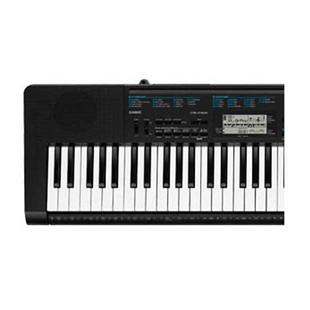 Casio CTK2300 61 Key Touch Sensitive Personal Keyboard with Stand and Pedal Reverb