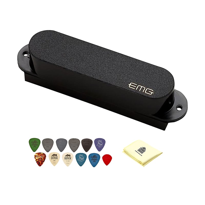 EMG SA Strat Single Coil Active Guitar Pickup with Dunlop 12 Reverb