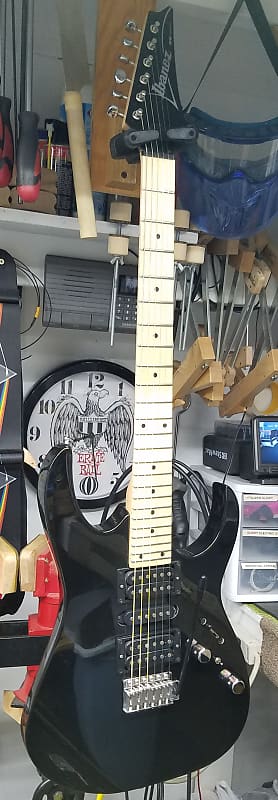 Ibanez RG 170 W/Upgrades & Mods 1997 Black | Reverb