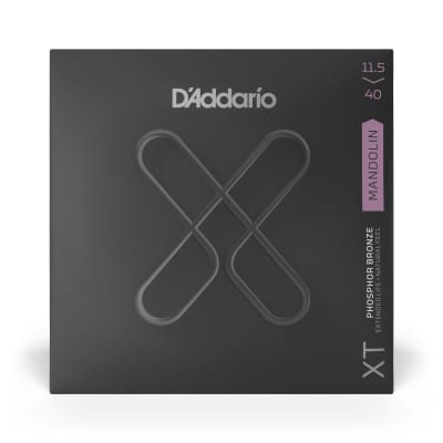 D'Addario XTM11540 XT Series Mandolin Strings, Phosphor Bronze, 11.5-40 image 2