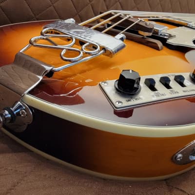 Jay Turser JTB-2B-VS Series Semi-Hollow Violin Shaped Body Maple Neck 4-String Electric Bass Guitar image 20