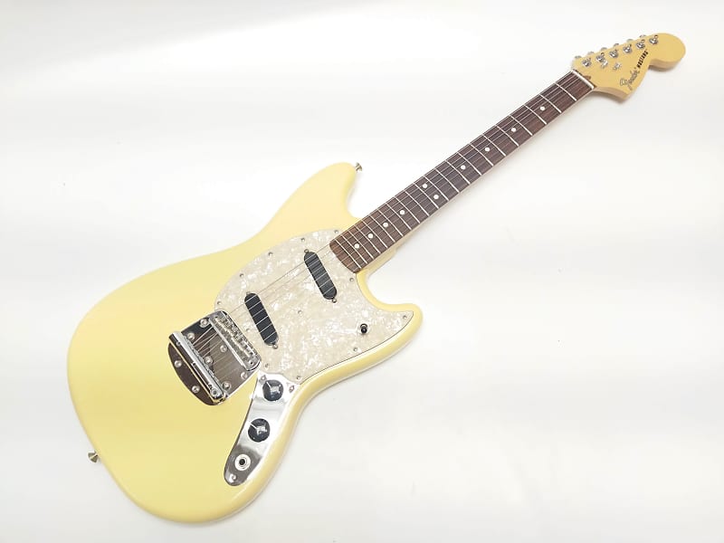Fender American Performer Mustang White Made in USA Solid Body Electric Guitar, v3724 image 1