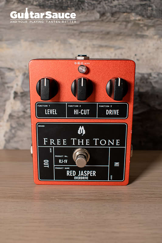 Free The Tone Red Jasper Overdrive RJ-1V | Reverb