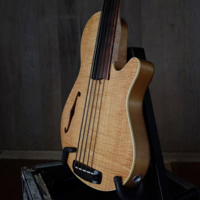 Rob Allen Guitars Deep 5 fretless bass guitar w G&G OHSC (7.5 pounds, Brazilian rosewood) image 4