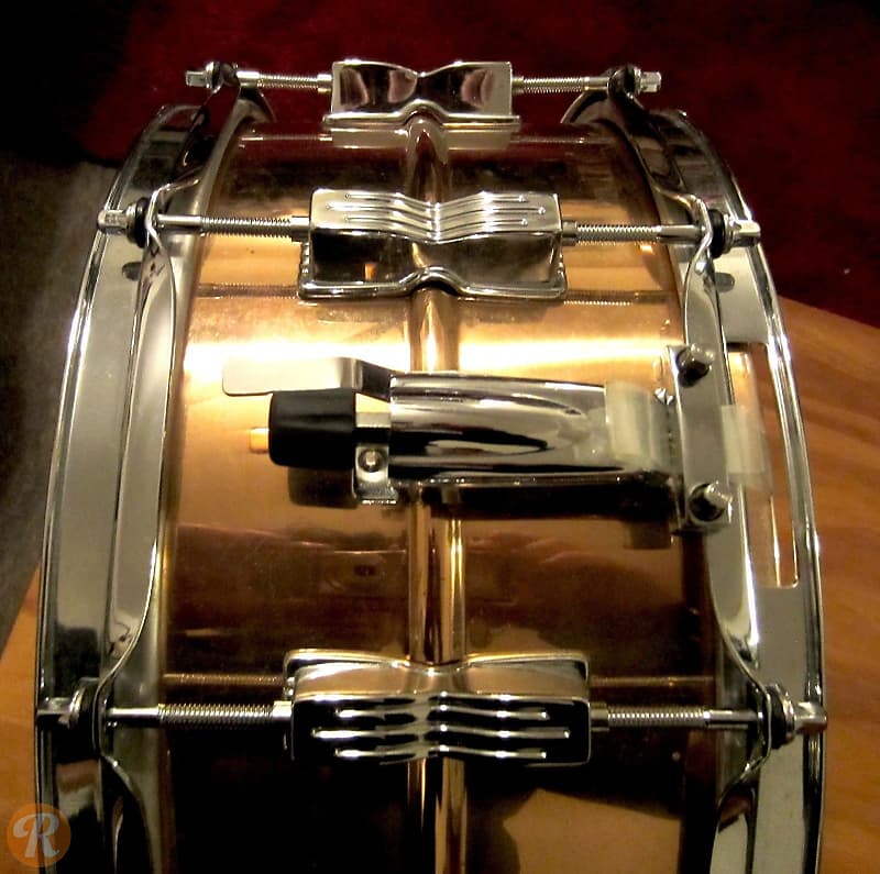 Ludwig 6.5x14" LM306 Rocker Bronze Snare Drum image 3