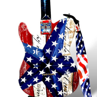2022 Outlaw Guitar Company -  “Merica” Finish #008 (1 of 1)- Tele Style Electric Guitar image 2