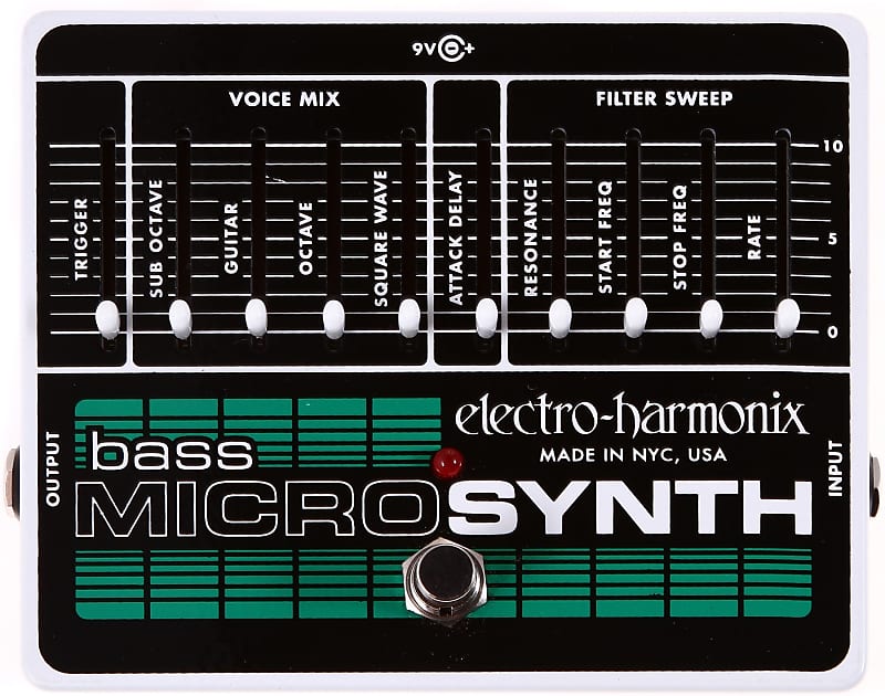 Electro Harmonix Bass Microsynth Effects Bass Pedal image 1