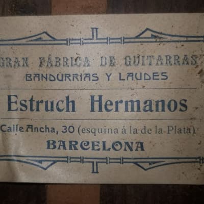 Enrique Sanfeliu ~1915 - Enrique Garcia style classical guitar (Estruch Hermanos label) + video! image 10