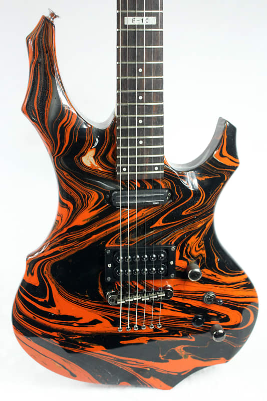 Custom Swirl Painted and Upgraded ESP LTD F-10 Electric