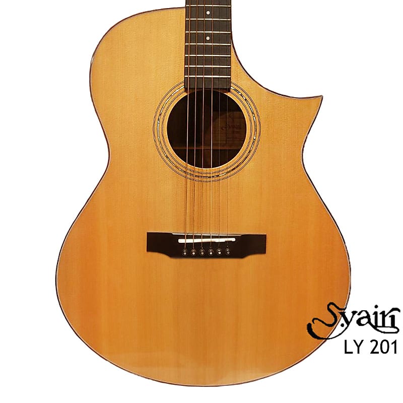 S.yairi LY201 OM all Solid Sitka Spruce & indian Rosewood High-quality  cutaway acoustic guitar Folk