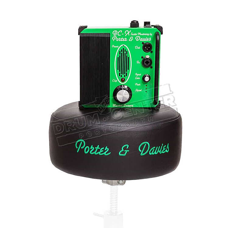 Porter & Davies BCX Tactile Drum Monitor w/Black Vinyl Reverb