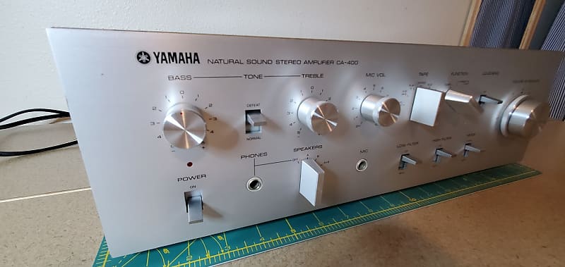 Vintage Stereo Integrated Amplifier Yamaha CA-400 | Reverb
