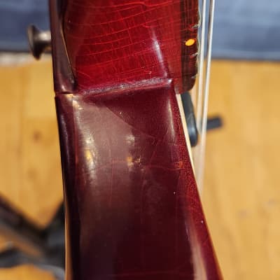 Vintage 1967 Epiphone Olympic Double Cherry w/ OHSC & Original Parts image 15