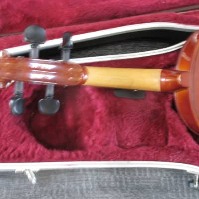 13" viola with case and bow for 9 - 12 year old.  Made in Romania image 9