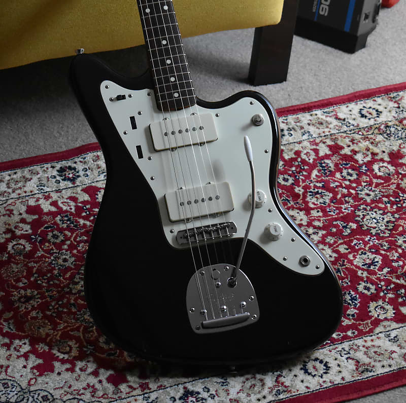 2016 Fender Japan Classic ‘60s Jazzmaster Black w/Hardcase, MIJ, Offset image 1