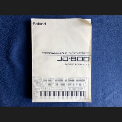 Roland JD-800 (French Owner's Manual)