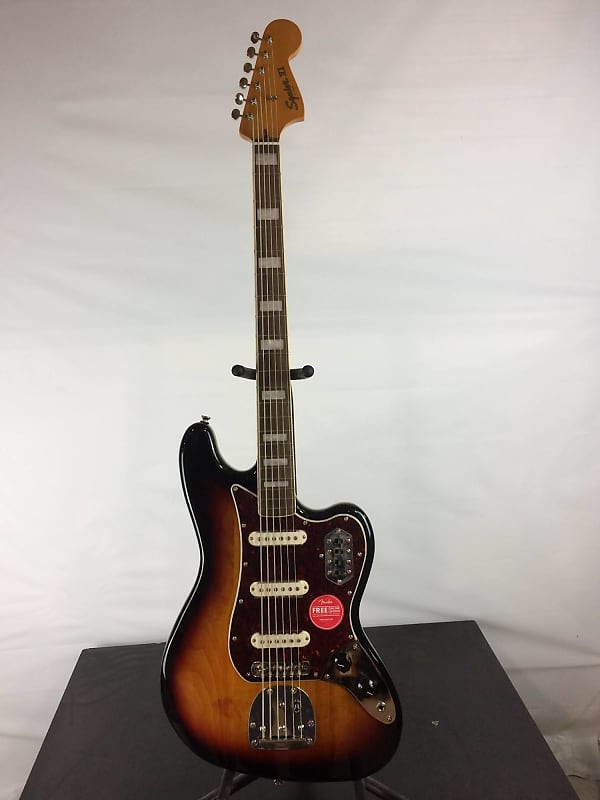 Squier Classic Vibe Bass VI 6-String Short-Scale Bass, 3-Color Sunburst