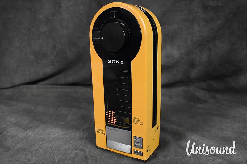 SONY ポータブル レコードプレーヤー PS-F5 Flamingo Vintage Sony PS-F5 Flamingo Portable Turntable w/Box,Cable