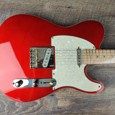 MyDream Partcaster Custom Built - Candy Apple Red Tele Tapped A5/A2 Pickups image 2