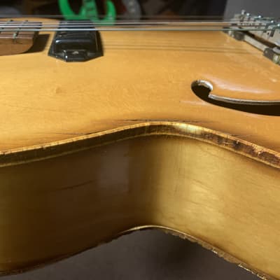 United Franz Melita Archtop Electric Guitar 1950’s - Natural image 15