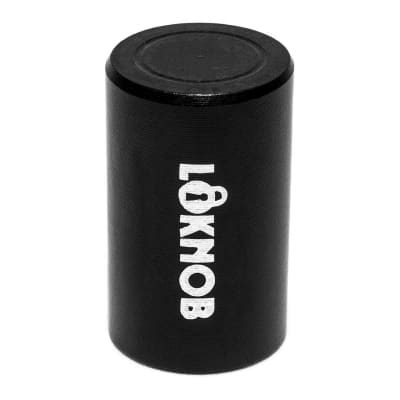 NEW LOKNOB FUGGEDABOUDIT TOUR CAP 1/2" OD black for boss type pedals with m7 threaded pots 13127-b