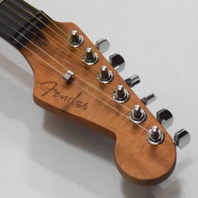 Fender American Acoustasonic Stratocaster Acoustic-electric Guitar (DEMO) - 3-Color Sunburst image 9