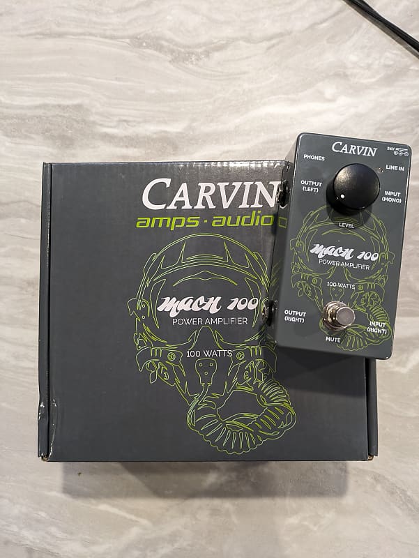 Carvin Mach 100 pedal amplifier 2020