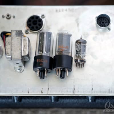 Serviced 1966 Fender Champ Amplifier with circuit diagram image 19