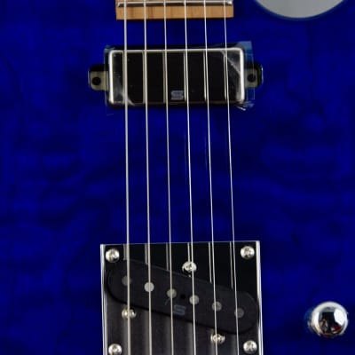 Ibanez Prestige AZS2200Q Electric Guitar w/ Case - Royal Blue Sapphire image 7
