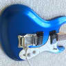 Mosrite Ventures 1966 electric guitar Blue - rare wide flame maple neck!
