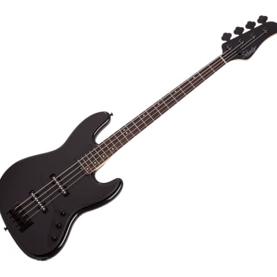 Schecter J-4 Rosewood 4-String Bass Guitar - Gloss Black - B-Stock for sale