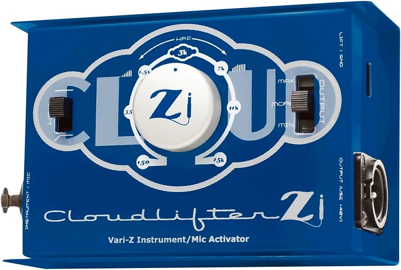 Cloud Microphones - Cloudlifter Zi - Vari-Z Instrument DI and Mic Activator for Bass/Guitar/Voice - Ultra Clean Microphone Preamp Gain - Variable Impedance Control - USA Made image 1