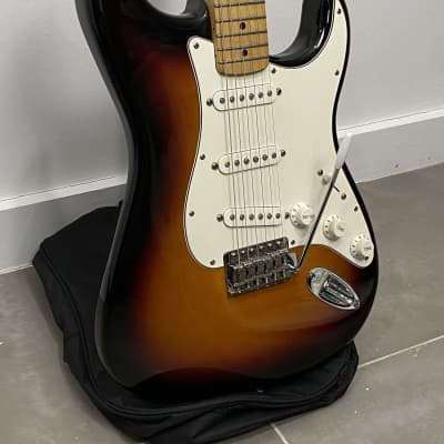 Fender Standard Stratocaster with Maple Fretboard 2008 - Brown Sunburst image 1