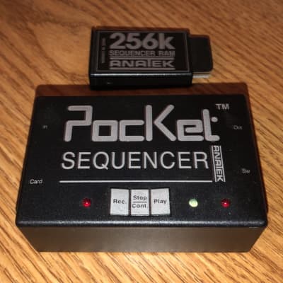 Anatek Pocket Sequencer - 5 pin MIDI powered sequencer & RAM card image 1