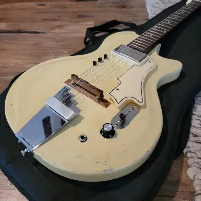 Vintage Supro Sahara Electric Guitar 1960 White Great Action Nice Shape All Works for sale
