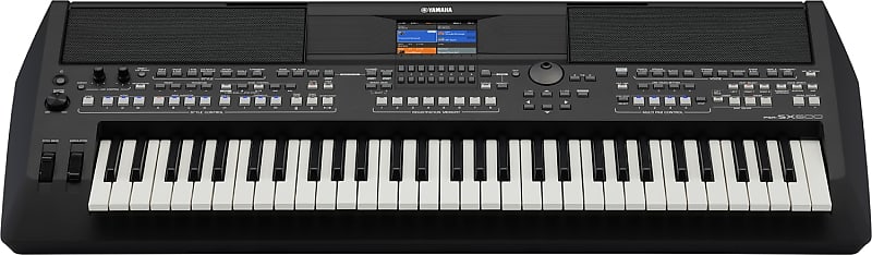 Yamaha PSR-SX600 61-Key Arranger Workstation Keyboard, Black