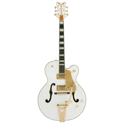 Gretsch G6136T-MGC Michael Guy Chislett Signature Falcon 6-String Right-Handed Electric Guitar with Bigsby and Ebony Fingerboard (Vintage White) image 1