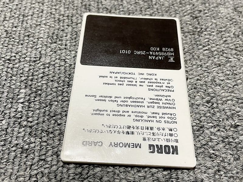 Korg MSC-09 Organ for M1 PCM Card | Reverb