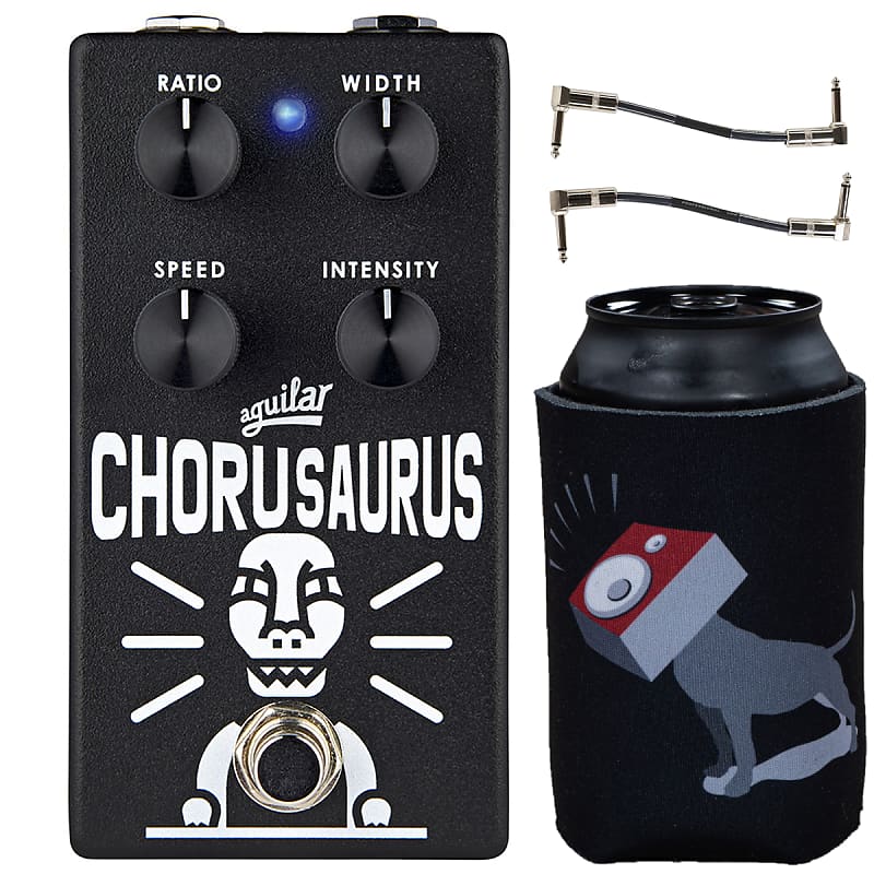 Aguilar Amps Chorusaurus V2 Bass Chorus Pedal w/ Patch Cables