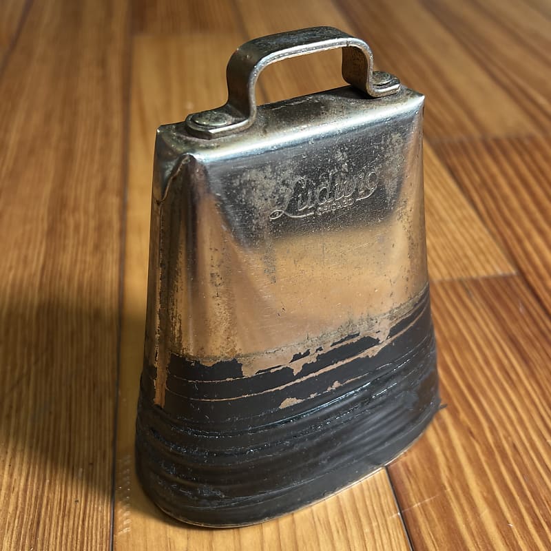 Vintage Rare 50's Ludwig Golden Tone Cowbell (Box F) | Reverb