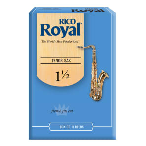 Rico RKB1015 Royal Tenor Saxophone Reeds - Strength 1.5 (10-Pack)